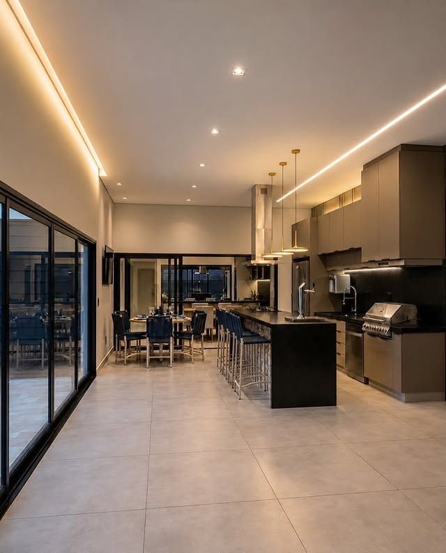 Cozinha e espaço gourmet finalizados dos clientes